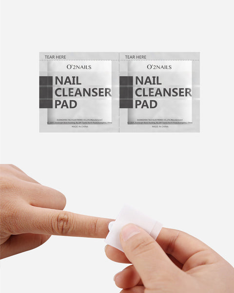 Nail cleanser pad, nagelplaat reiniger