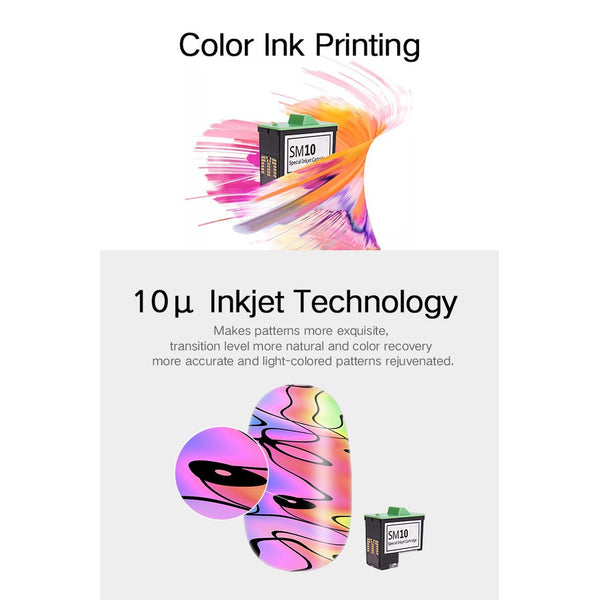 Kleuren cartridge nagel printer SM10 V11 nailprinter